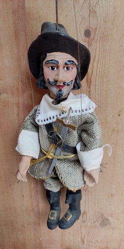 Marionnette ancienne fils - marionnette, à