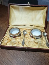 Ancien Coffret de 2 Salerons