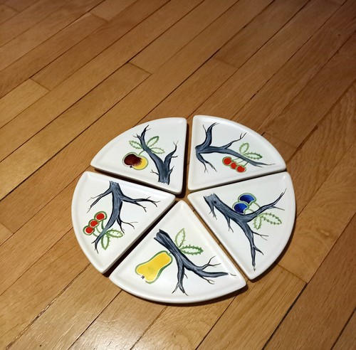 Ancien plat céramique - plat,