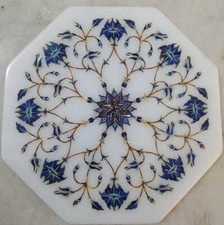 12 " Marbre Table Haut