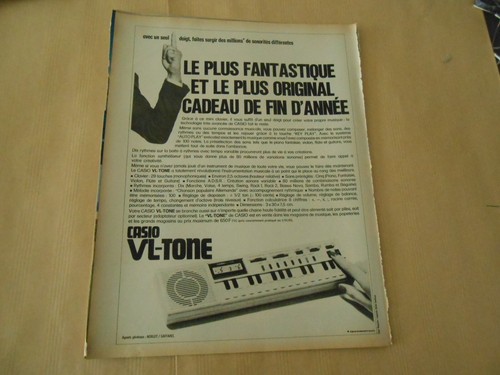 Publicité 1981 advert - publicité, casio
