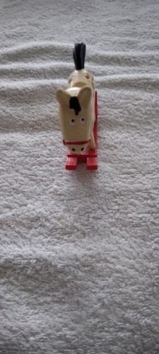 Ancien cheval bascule pvc - cheval,