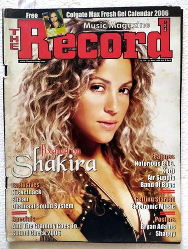 Record 2006 shakira nickelback - record,