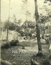 Cabane forestière vers 1910 Normandie sabotier charbonnier bucheron