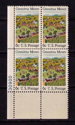 Usa 1370 mnh fvf plaque - usa,