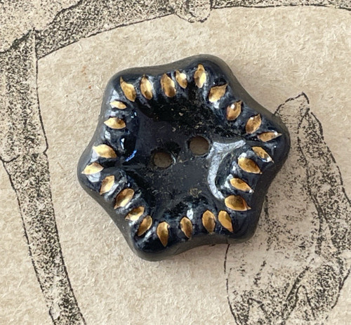 Ancien bouton céramique - ancien,