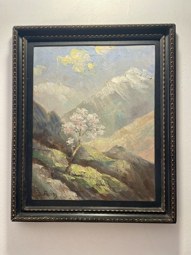 Huile sur panneau bois