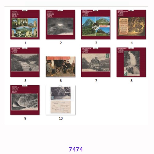 7474 cpa cartes - cartes, postales