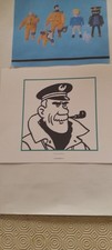 TINTIN EX LIBRIS 3 TIRE A PART AFFICHETTE  HERGE MOULINSART 2011
