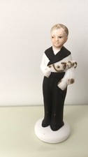 Figurine communiant en porcelaine / biscuit, première moitié 20ème siècle