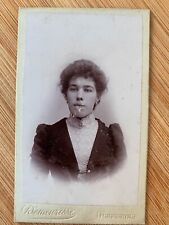 Photo Carte de Visite CDV Portrait femme 1880 Demeurisse Dunkerque