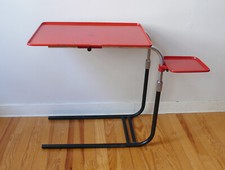 TABLE LIT REGLABLE en METAL avec DESSIN L'ADAP-TABLE ANNÉES 70 VINTAGE 1970 