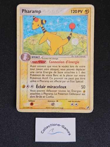 Carte pokémon pharamp 115 - carte,