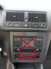 Golf 4 Bora console centrale