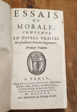 Essais de morale contenus en divers traités - Tome 1 / Paris, 1730 - Book 18th