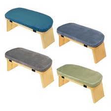 Banc de méditation et de yoga avec coussin amovible et tabouret méditation