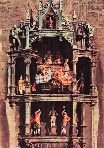 Allemagne munich glockenspiel - allemagne,