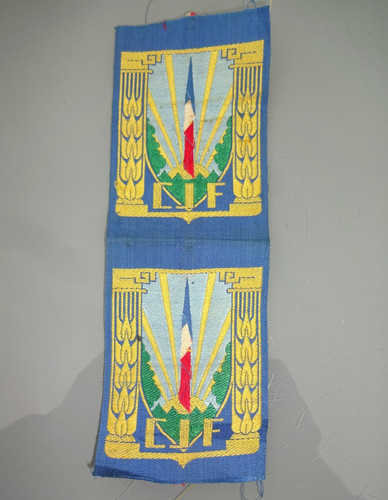 Lot deux insignes - lot, tissu