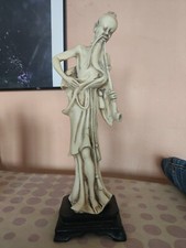 Figurine Chinoise En Résine Vintage