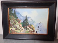 Tableau de Jean THEVENET, Peintre en Chartreuse (Isère) Saint Laurent du Pont