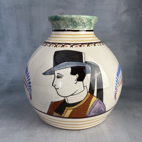Gros vase boule faience - gros,
