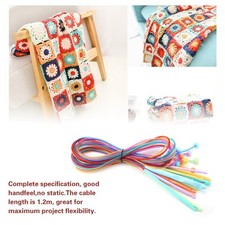 Lot De 12 Aiguilles à Crochet Tunisien En Plastique ABS Pour Tapis