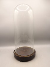 ANCIEN GLOBE en VERRE.XIX°. Pour statuette,décoration,vase.Globe de mariés...