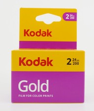 KODAK lot de 2 péllicules GOLD 24 poses ISO 200 péremption 03/2026