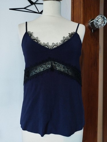 Débardeur zara chic bleu - zara,