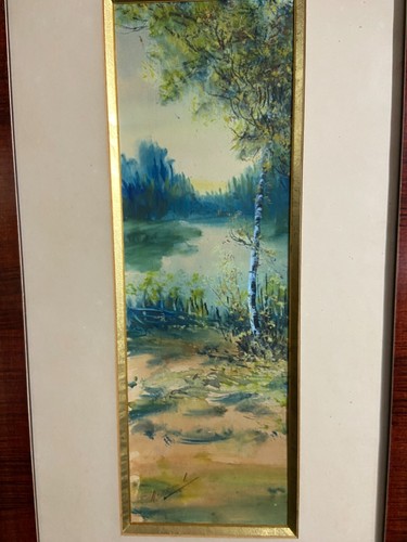 Grande aquarelle début - , xxe