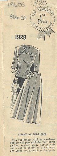 Patron couture vintage des - couture,