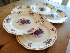Lot de 5 Assiettes Plates