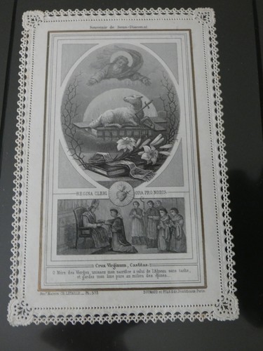 Image pieuse canivet dentelle - pieuse,