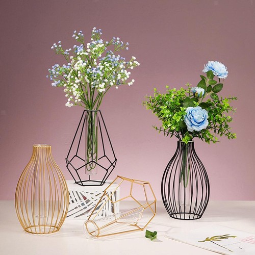 Fer art cadre fleur vase - art,