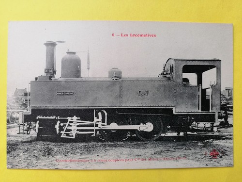 Cpa mines aniche nord - mines, train