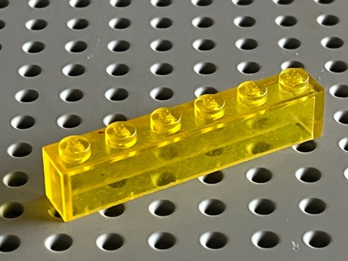 Lego tryellow brick 1x6 - lego,
