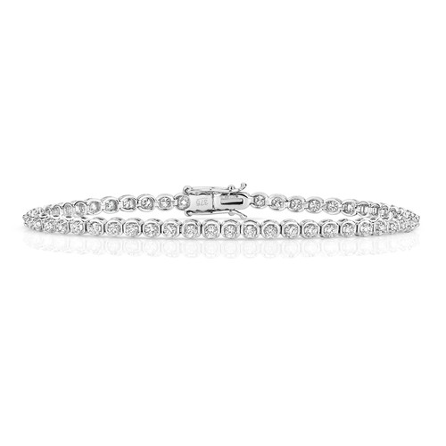 Bracelet femme blanc - bracelet, or
