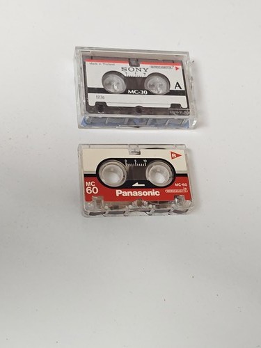 Lot mini cassettes panasonic - lot,
