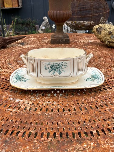 Saucière faïence de gien - saucière,