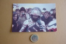PHOTO  MOTO  / BARRY SHEENE  LE MANS 1983 " 13,2 CM X  8,7 CM "  RARE