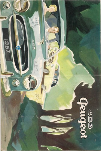 Catalogue peugeot 403 1957 - ,