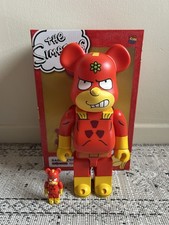 MEDICOM TOY Bearbrick x  The Simpsons Radioactive Be@rbrick 400% & 100% - Neuf