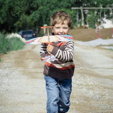  8 Pcs Avion Elastique Avions