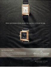 Publicité Advertising 420  2014  montre Jaeger-LeCoultre  grande reverso duoface