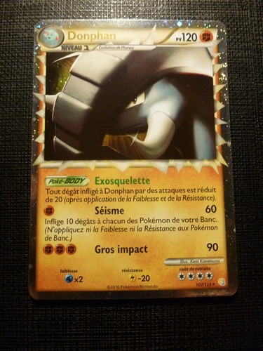 Carte pokémon donphan - carte,