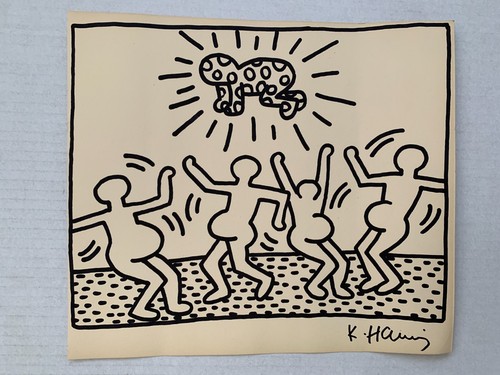 Dessin feutre apres keith - feutre, d'apres