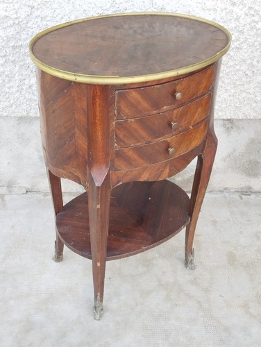 Ancien chevet table appoint - table, d'appoint