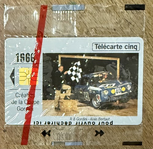 Telecarte renault 1966 bis - 5u,