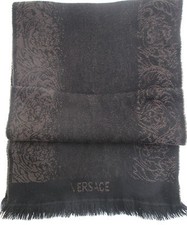 -Superbe   Echarpe  VERSACE 100% cachemire TBEG  vintage scarf