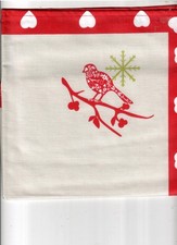 OISEAU ET CERF DE NOEL1 CHEMIN DE TABLE 2 SERVIETTES